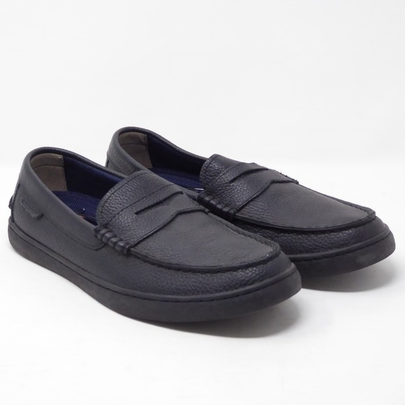 Cole Haan Mens Nantucket Penny Loafers Black Leather Dress Shoes Casual Size 7M - Picture 1 of 9
